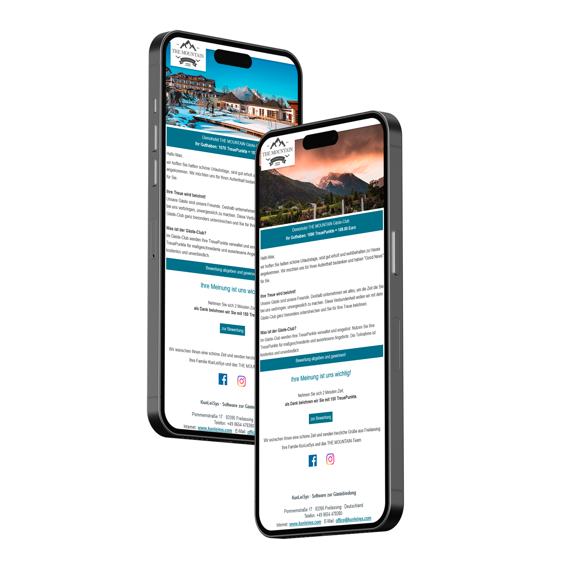 KunLeiSys Abreise E-Mail Sommer|Winter