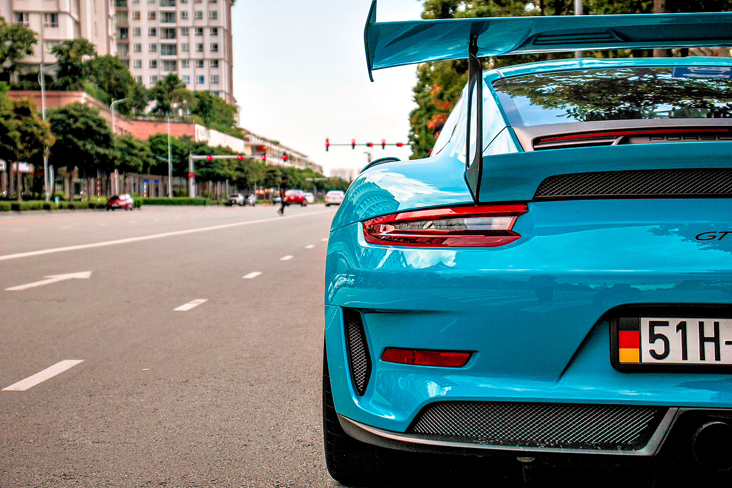 Porsche 911 GTR3 Fahrt